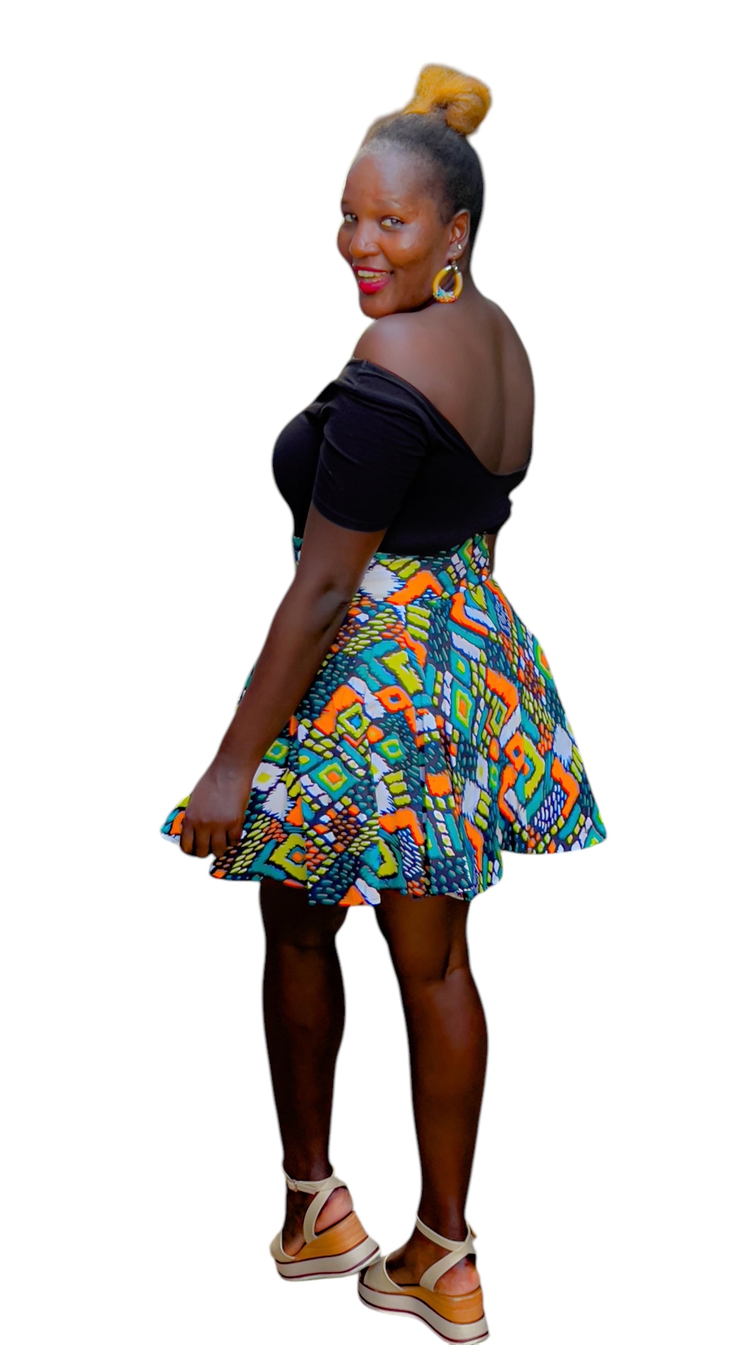 Ankara Short Skirt
