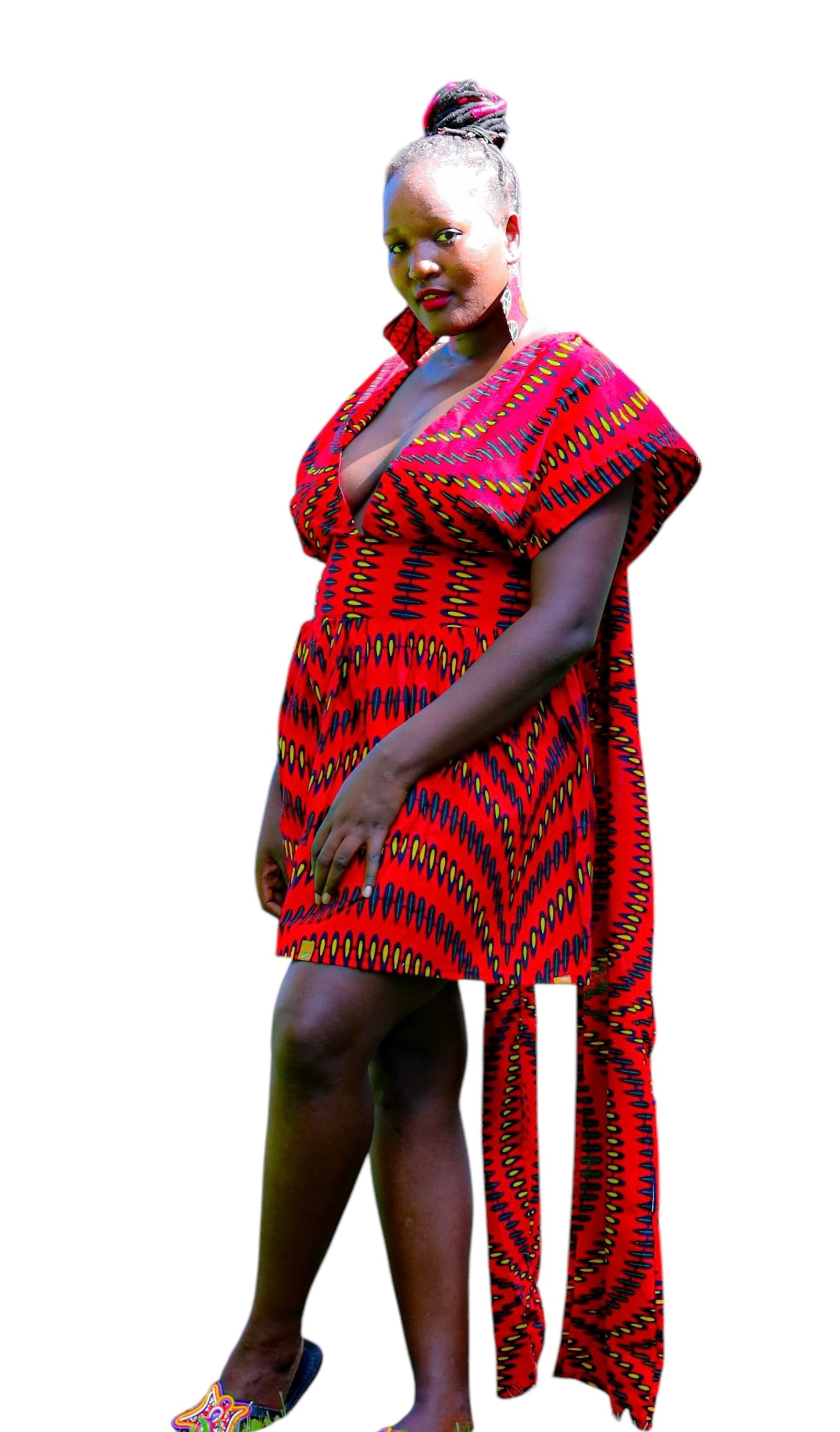 Red Infinity dress
