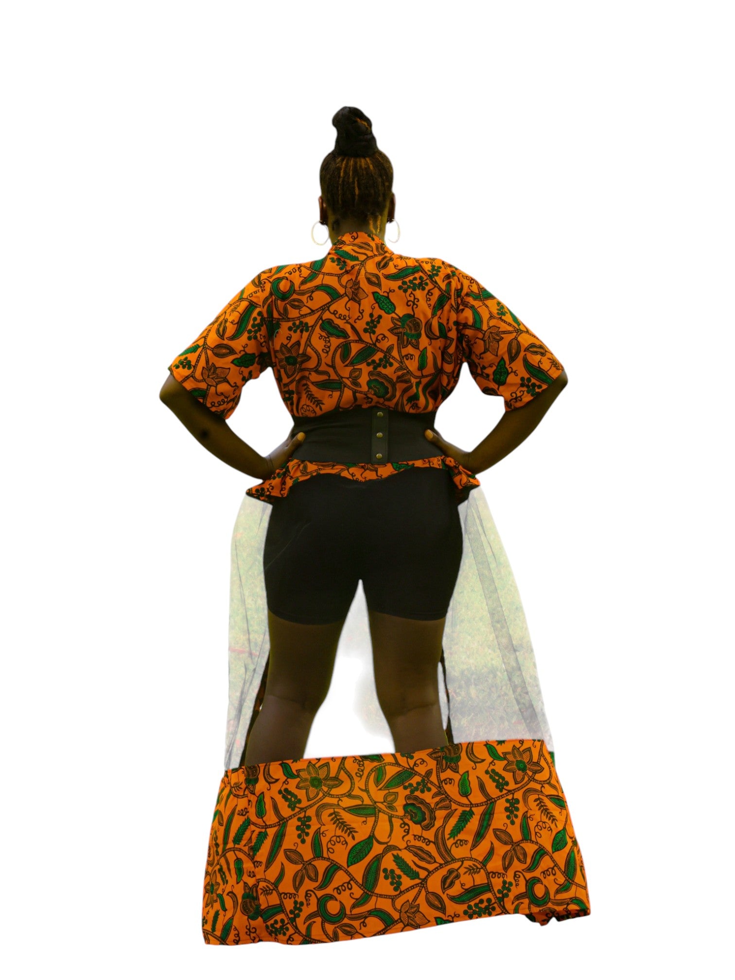 Mesh Kimono - Mustard