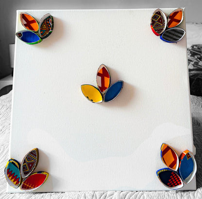 Small Fabric Art 3  – Handmade Sustainable Wall Decor