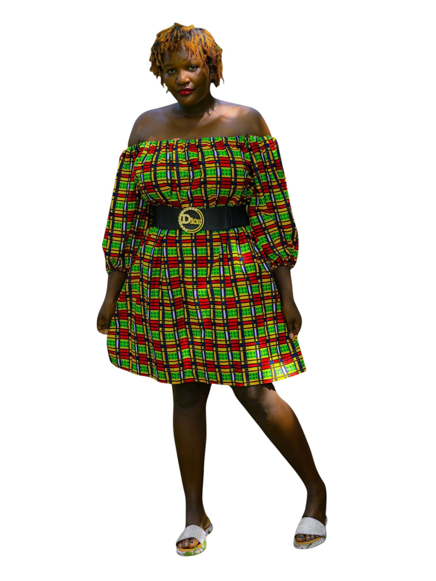 Playful Off Shoulder  Dress