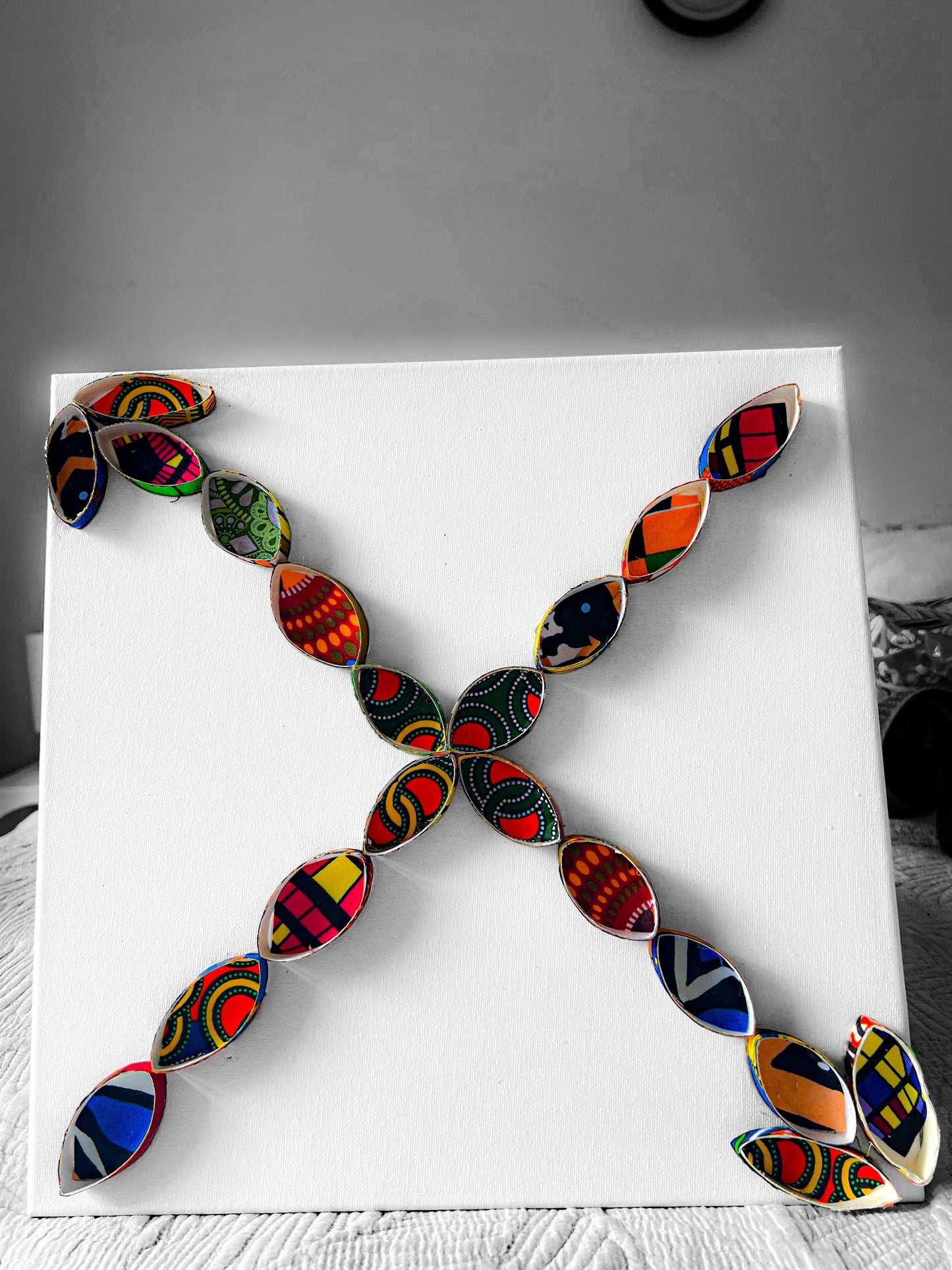 Small Fabric Art 5 – Handmade Sustainable Wall Decor
