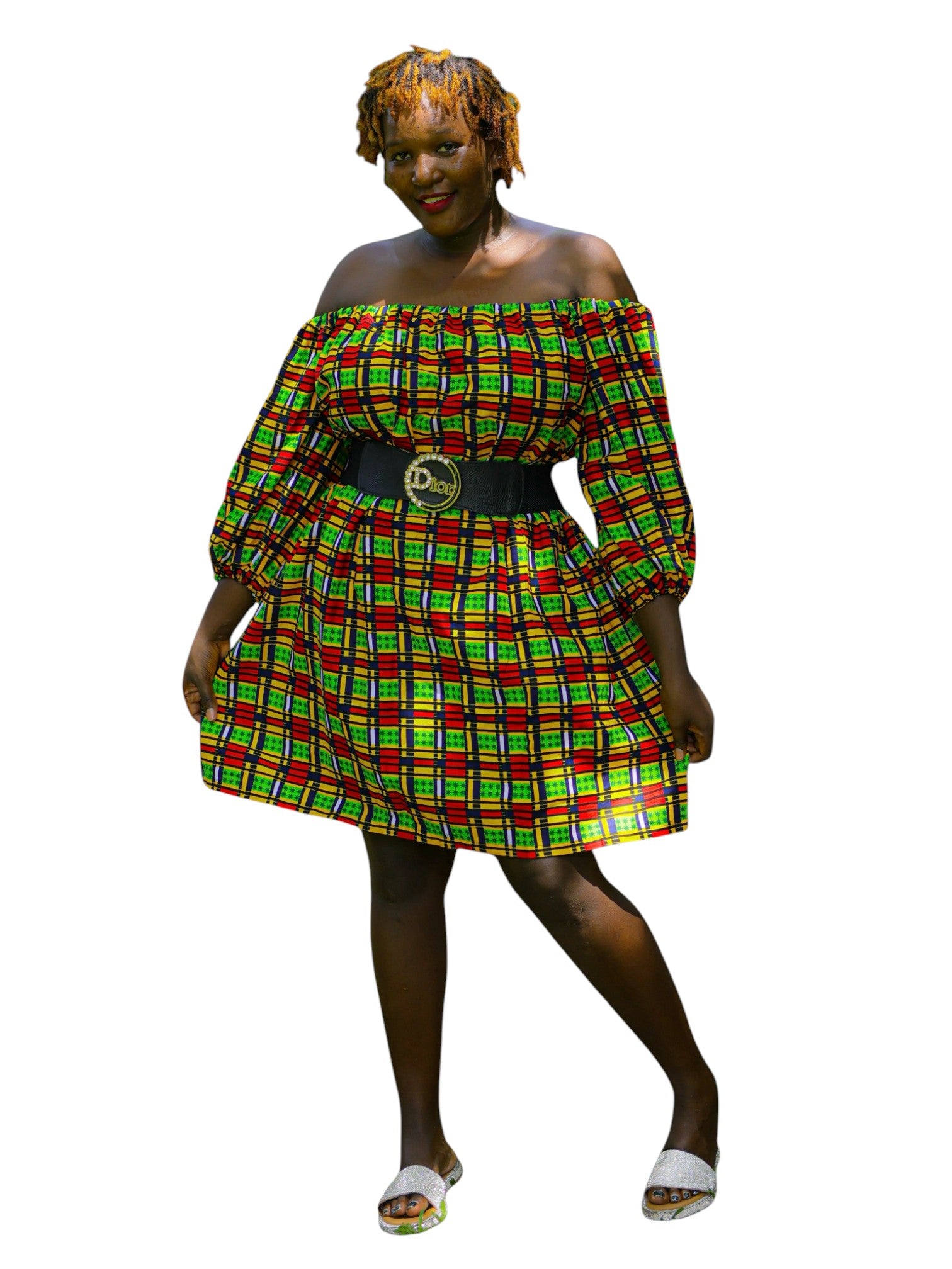 Playful Off Shoulder  Dress