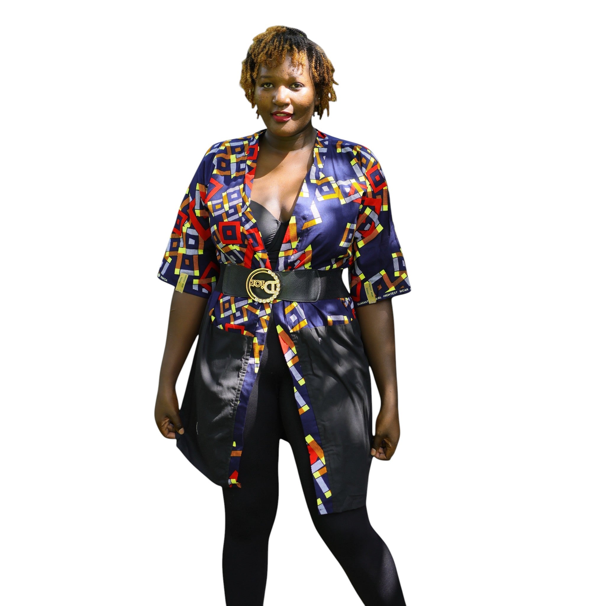 Diagonal Short Kimono