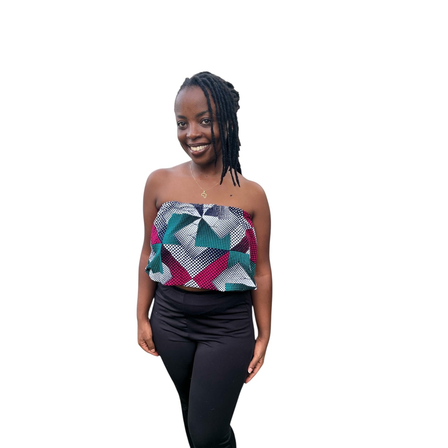 Crop top - pink grey