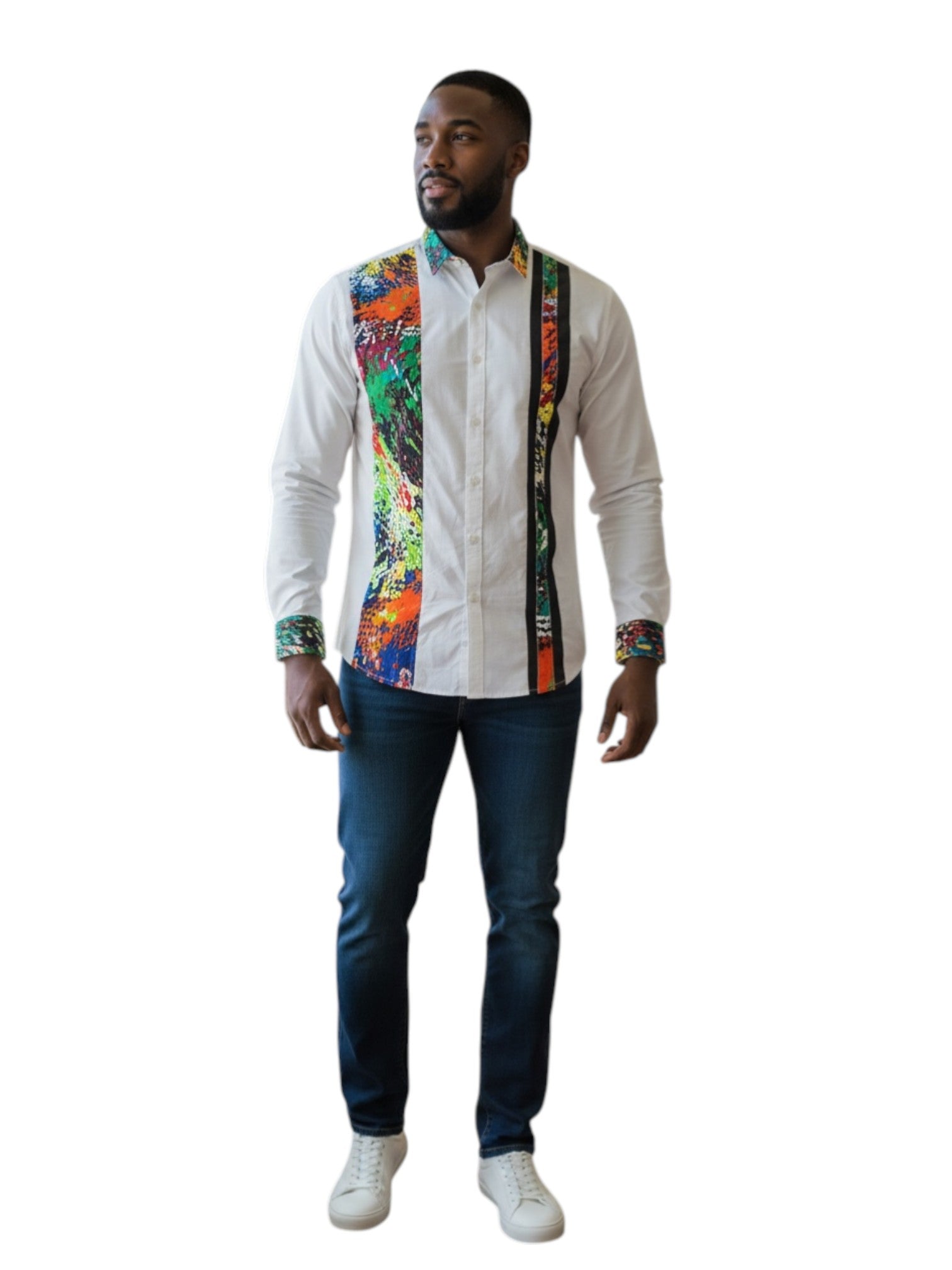Men’s Custom Ankara Shirt