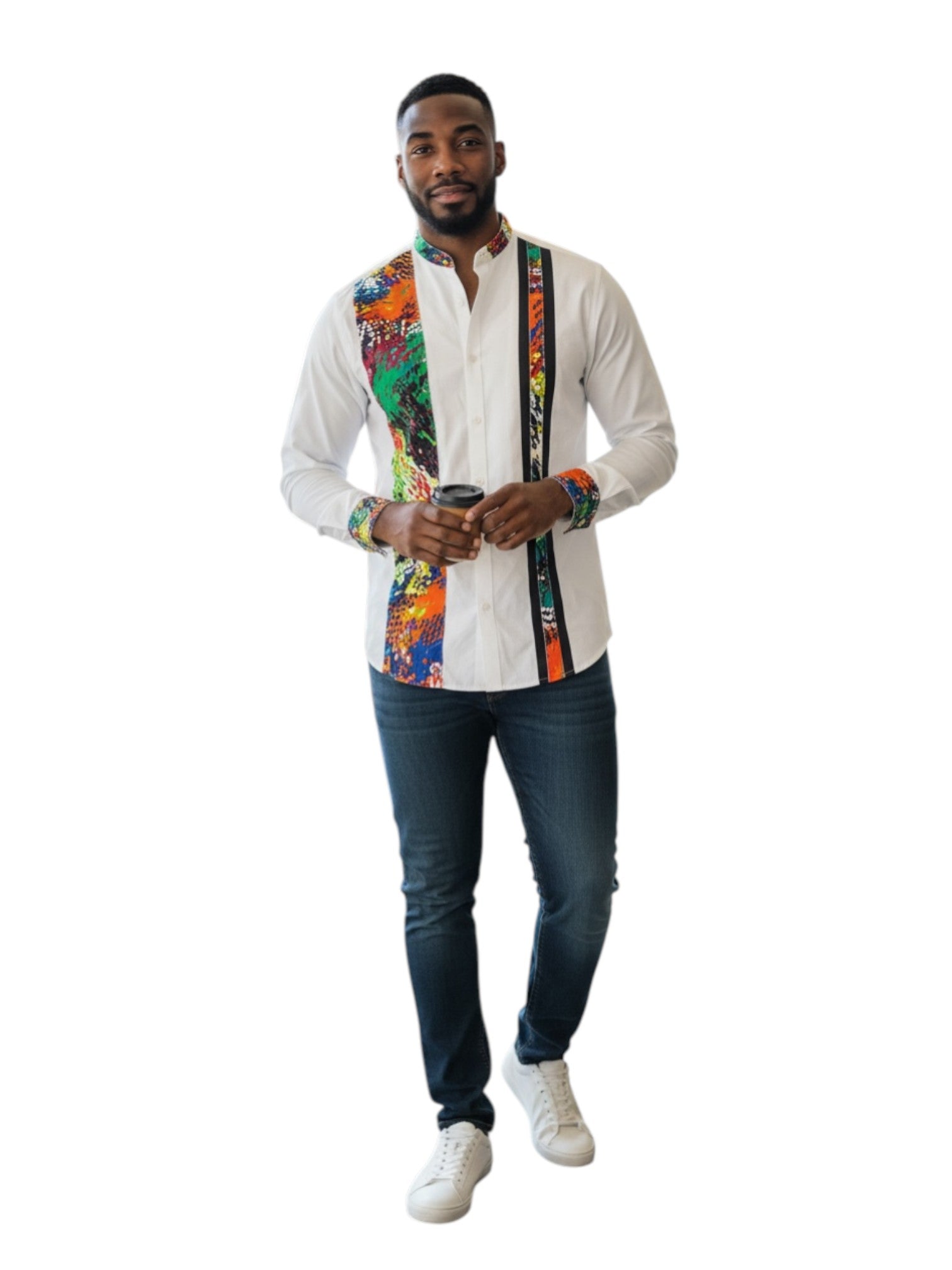 Men’s Custom Ankara Shirt