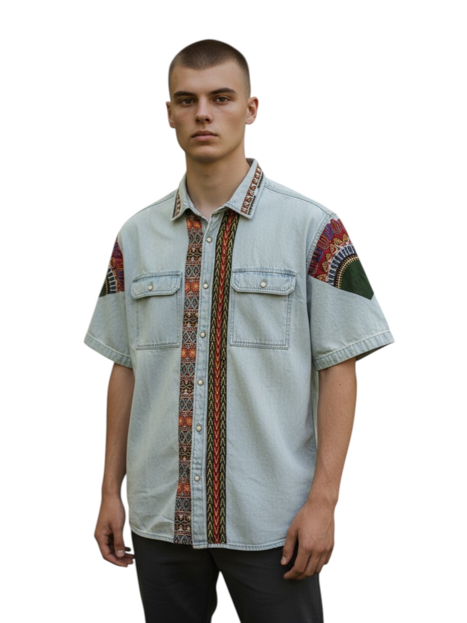 Men’s Custom Ankara Shirt