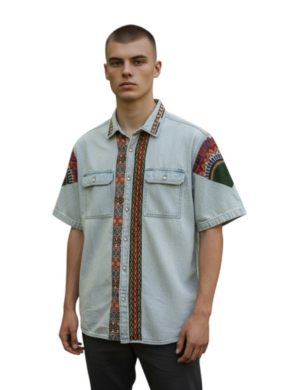 Men’s Custom Ankara Shirt