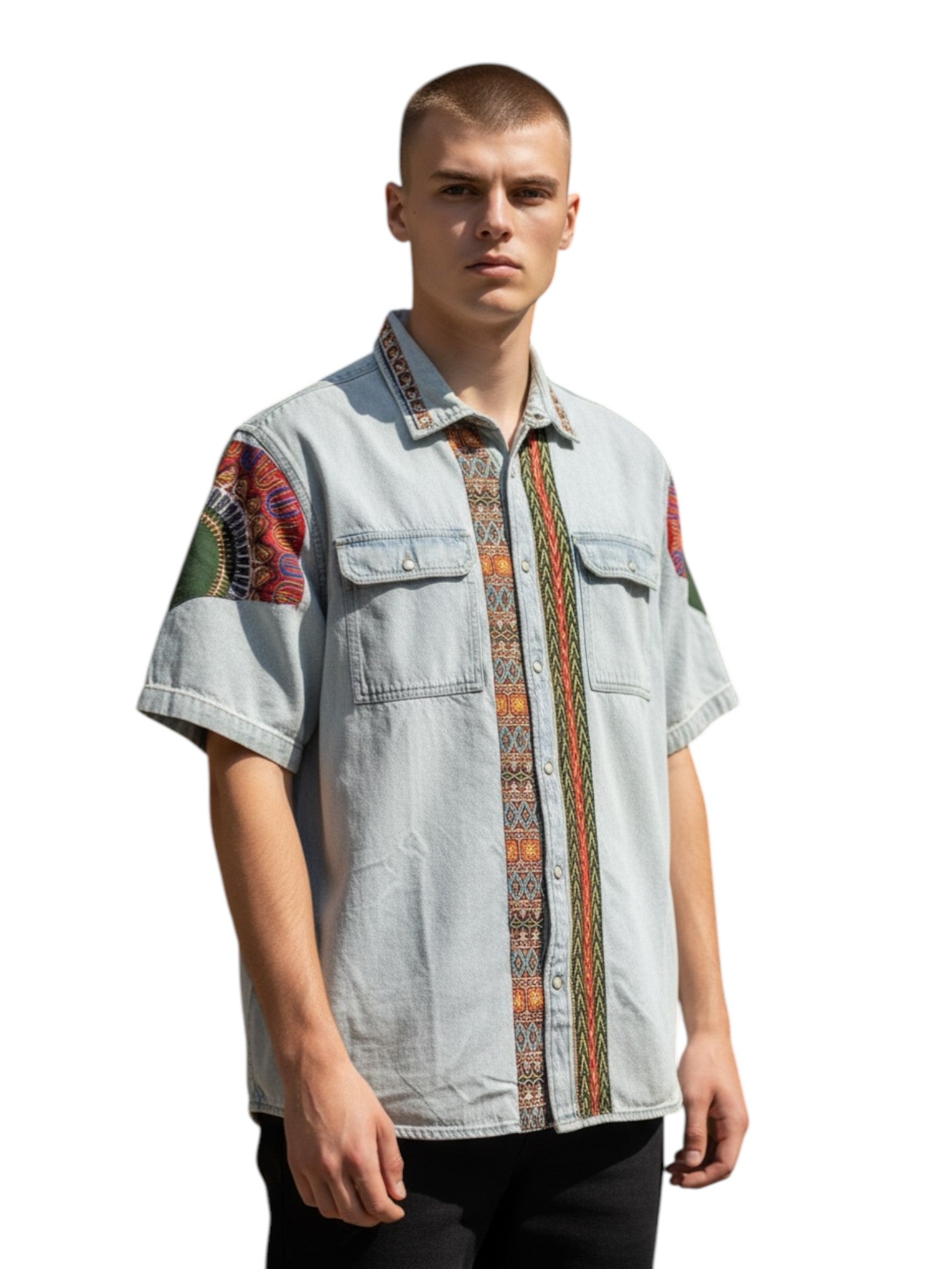 Men’s Custom Ankara Shirt