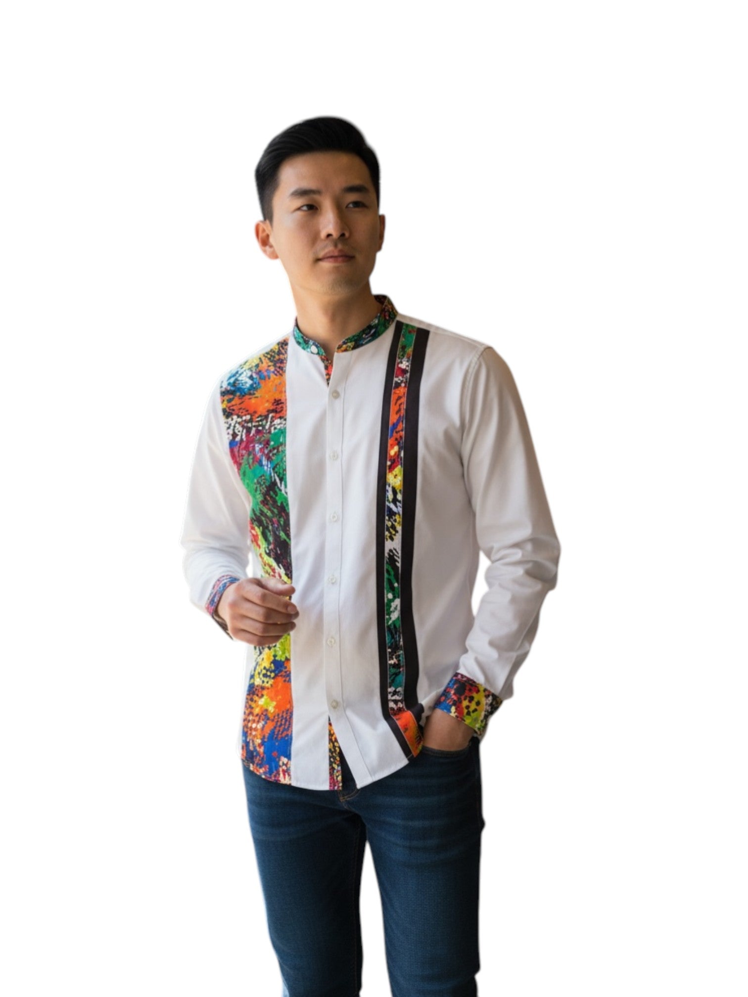 Men’s Custom Ankara Shirt