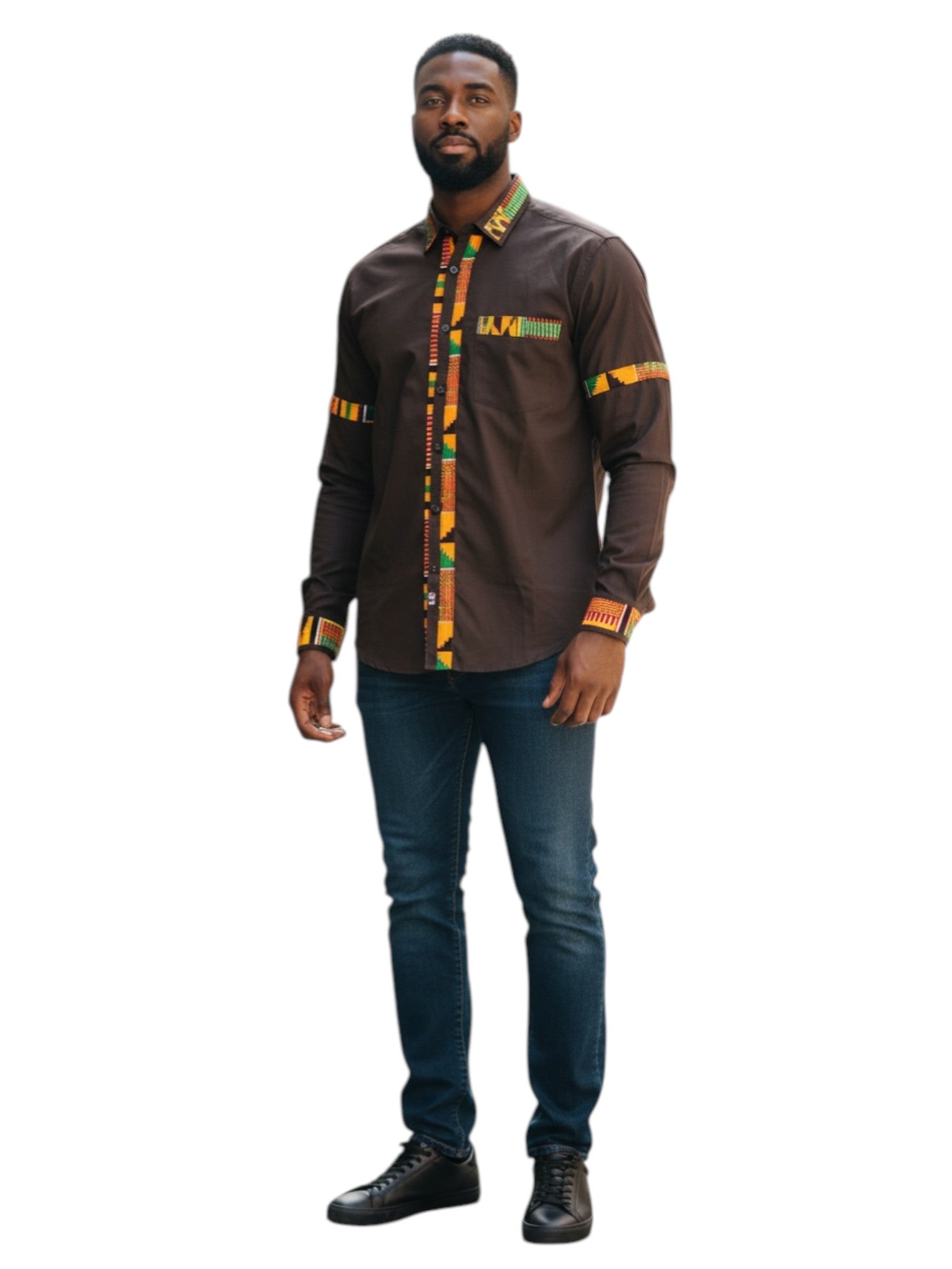 Men’s Custom Ankara Shirt