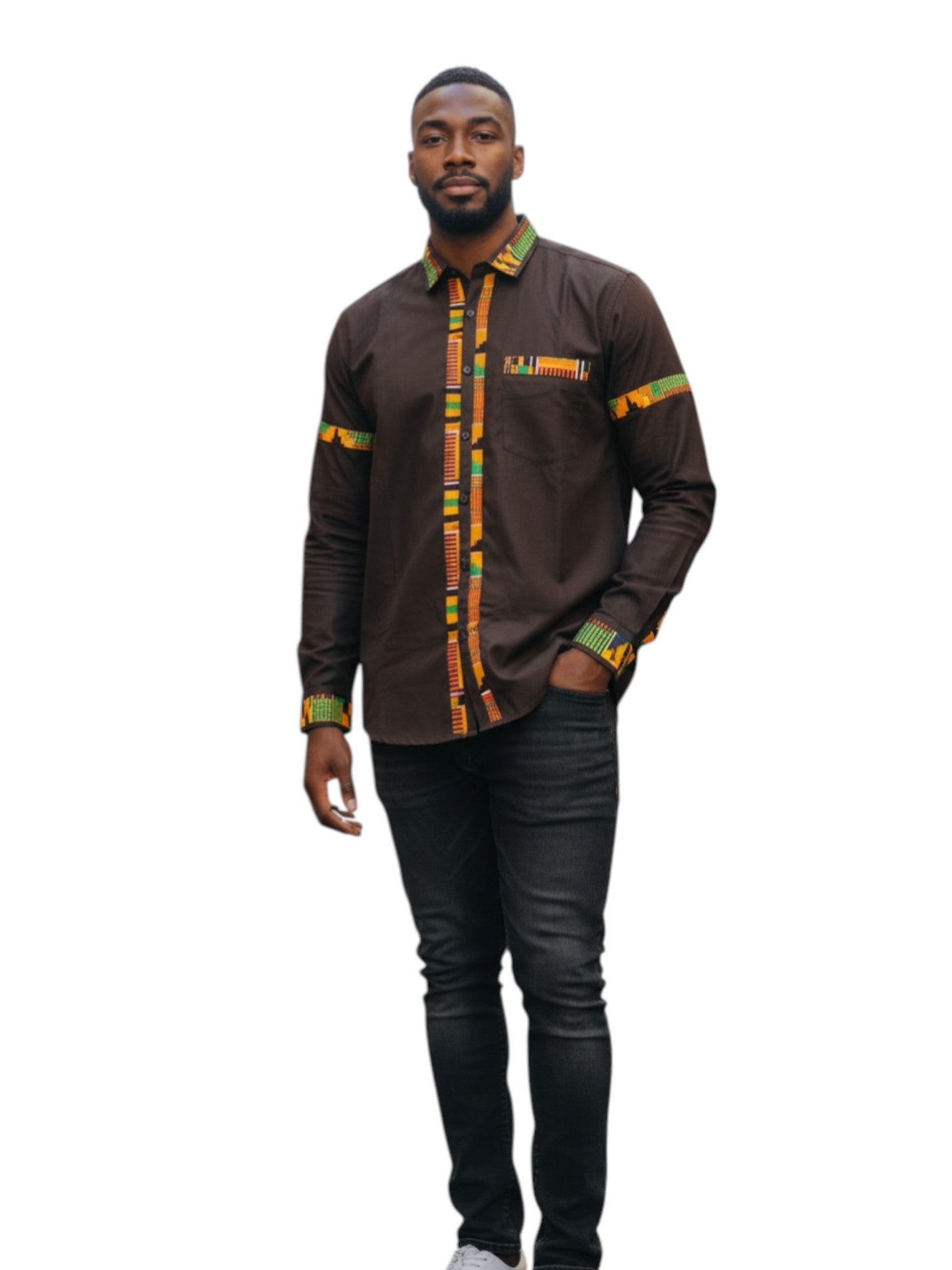 Men’s Custom Ankara Shirt
