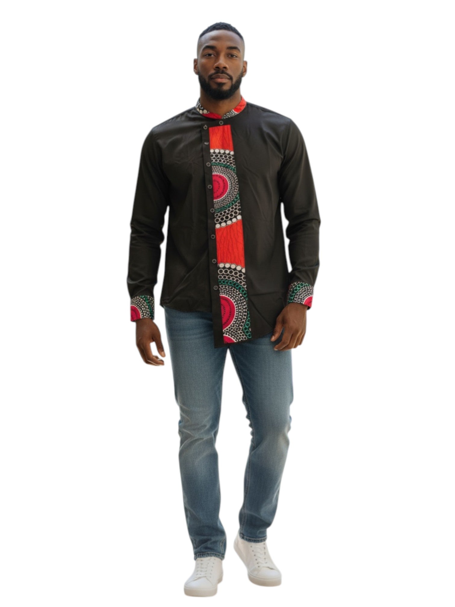 Men’s Custom Ankara Shirt