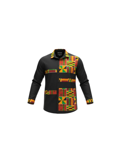 Men’s Custom Ankara Shirt